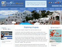 Tablet Screenshot of explore-uruguay.com